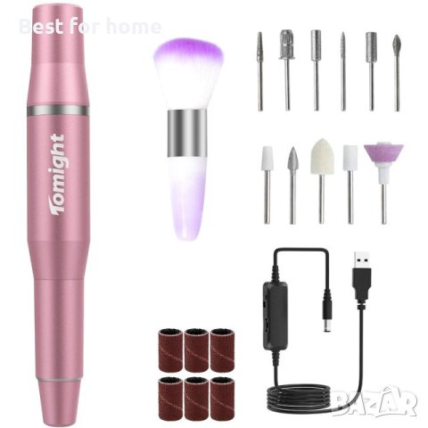 Машина за маникюр и педикюр с аксесоари Tomight, снимка 8 - Продукти за маникюр - 42369766