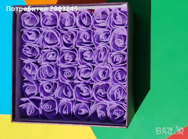 Кутия с вечни  рози, снимка 8 - Подаръци за жени - 37547782