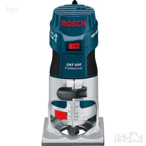 Нова Фреза Bosch Professional GKF 600, 600W, 33000 об/мин, Пластмасов куфар - 36 месеца гаранция, снимка 9 - Други инструменти - 52152596
