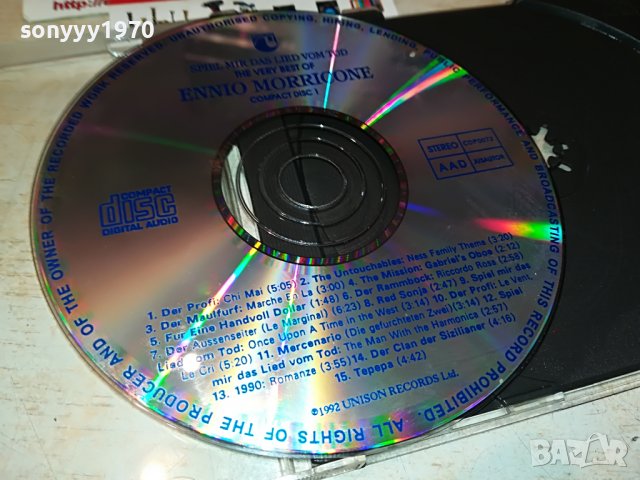 ENNIO MORRICONE CD1 UNISON 2509221512, снимка 2 - CD дискове - 38112268