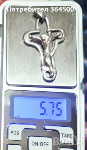 Масивен сребърен 925 кръст с разпятие ,с интересен дизайн, ръчна изработка /унисекс/ , снимка 4 - Колиета, медальони, синджири - 52437066