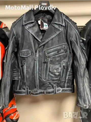 Кожено чопърско яке Motomall 2022 мото чопър естествена кожа яке мотор, снимка 11 - Аксесоари и консумативи - 49245635