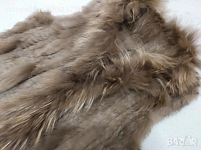 чисто нов елек с естествен косъм