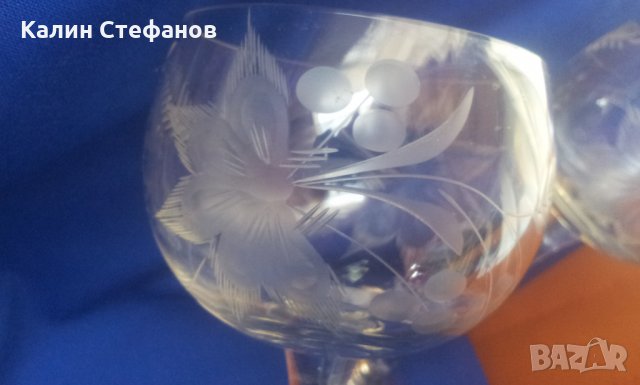 Нови кристални гравирани сватбени чаши, снимка 1 - Други - 30471838