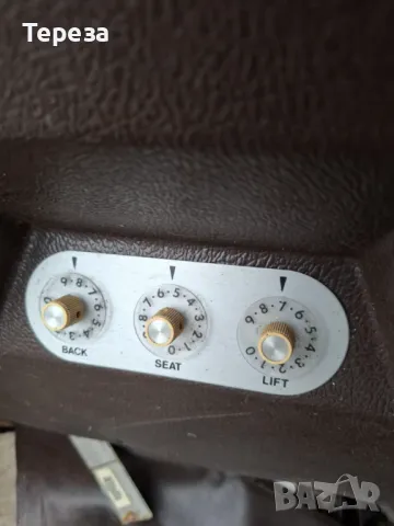 Ретро кожен зъболекърски стол с хидравлика бръснарски стол, снимка 5 - Столове - 48423548