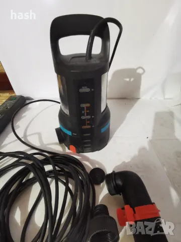 Потопяема помпа за чиста вода Gardena Clear Water 11000 Aquasensor /09034-20/, снимка 10 - Други инструменти - 49289752