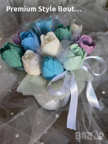 букет от соеви свещи , снимка 17 - Декорация за дома - 54004913