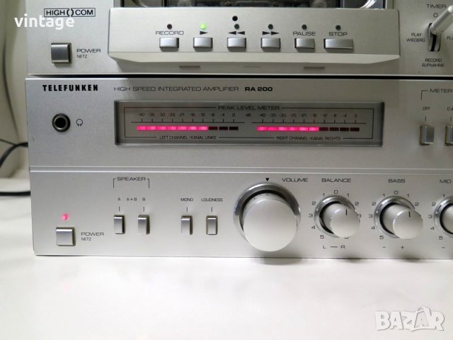 Telefunken set RA 200_RC 200_RT 200, снимка 4 - Аудиосистеми - 38017650
