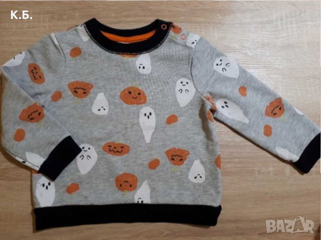 Блузка🎃👻 р-р 12/18 месеца, снимка 1