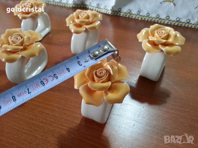 Порцеланови салфетници рингове халки пръстени за салфетки , снимка 4 - Антикварни и старинни предмети - 40551832