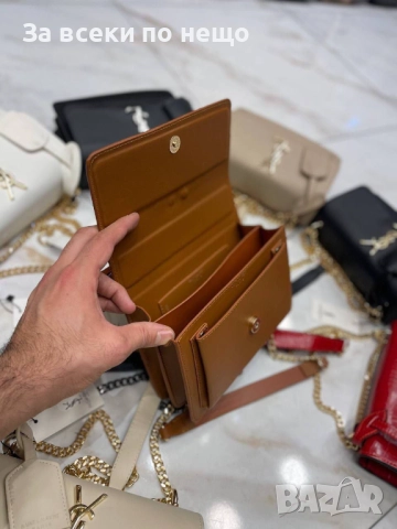 Yves Saint Laurent Дамска Чанта С Дълга Дръжка Синджир За През Рамо Код SK205, снимка 8 - Чанти - 52531616