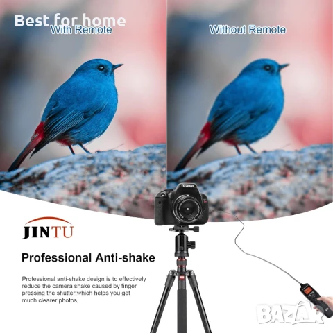JINTU Дистанционно управление за фотоапарат, снимка 2 - Друга електроника - 50498474