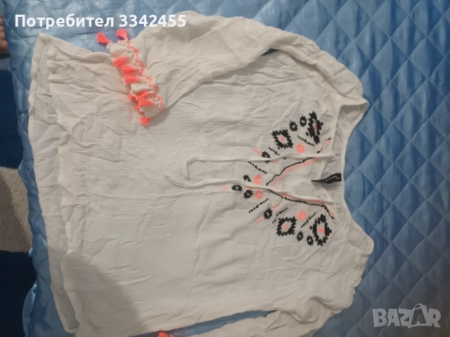 Кенарени блузи/ народни мотиви/, с бродерия, снимка 6 - Блузи с дълъг ръкав и пуловери - 52737158