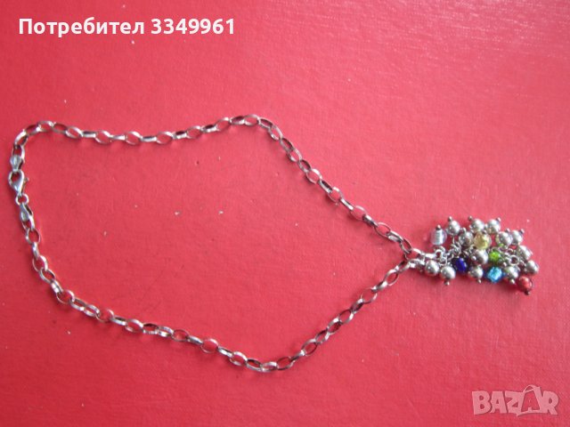 Уникално дизайнерско сребърно колие с камъни , снимка 10 - Колиета, медальони, синджири - 36622296
