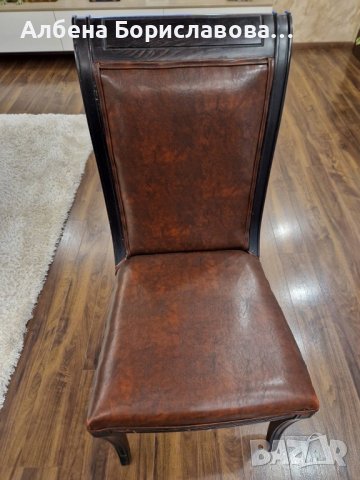 4бр кожени стола , цена за 1 брой , снимка 1 - Столове - 40652103