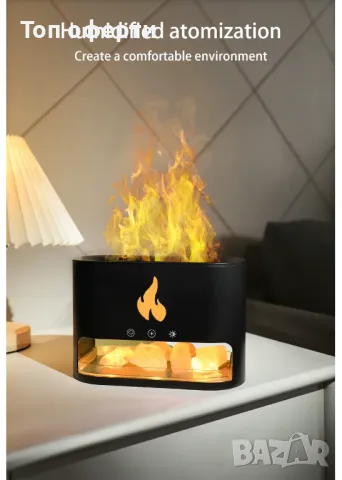 Камина, овлажнител на въздуха за домашен пламък, огън, ароматен дифузор, снимка 3 - Овлажнители и пречистватели за въздух - 48824920