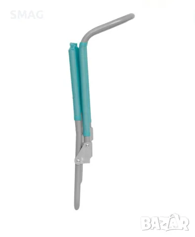 Плажен стол Тюркоаз метален 45x47x49cm S_1234870, снимка 4 - Къмпинг мебели - 50045458