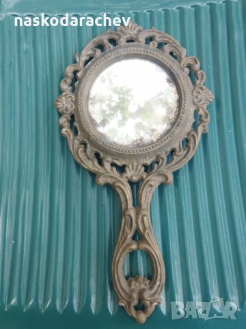 Автентично старо ретро огледало тип "Огледалце, огледалце!", снимка 5 - Антикварни и старинни предмети - 34958351