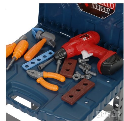 НОВО - Детската работна маса M-Toys Малкият майстор 2 in 1, снимка 3 - Конструктори - 40840715