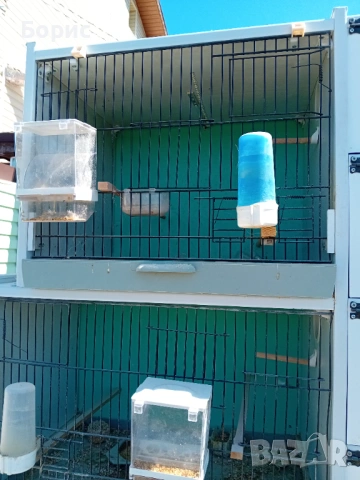 Клетка пвц за канарчетата, амадини,папагали, снимка 2 - Канари - 54243353