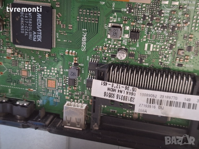 MAIN BOARD ,17MB82S, за 32-инчов телевизор Crown LED32185 , с дисплей VES315WNDA-02, снимка 2 - Части и Платки - 51577246