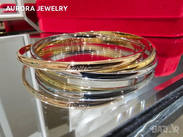 CARTIER Trinity Classic Унисекс Гривна, снимка 4 - Гривни - 53238007