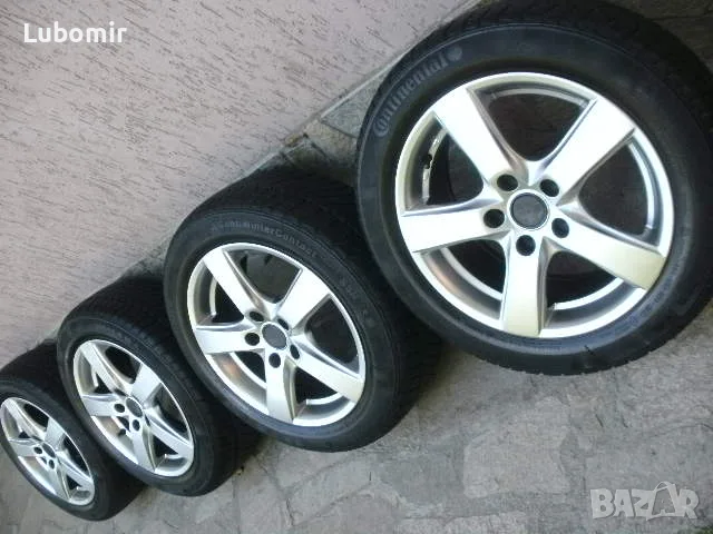 16 цола 5 х 112 мм 4 бр лети джанти - Vw,Audi,Seat,Skoda със зимни гуми ! , снимка 5 - Гуми и джанти - 56011728