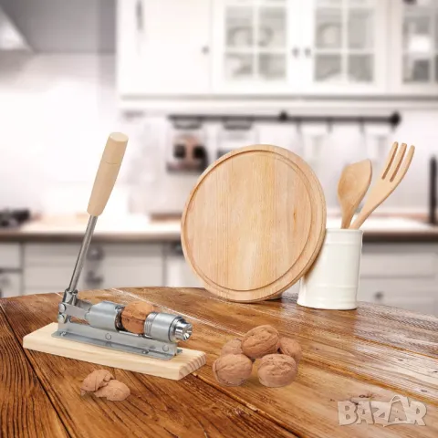 Ретро Лешникотрошачка  с дървен лост Винтидж отварачка  , снимка 2 - Други стоки за дома - 49419286