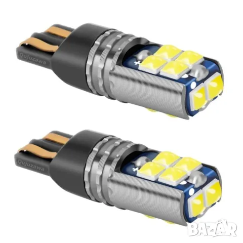 LED крушки T10 3.3cm 24V 2 броя, снимка 2 - Аксесоари и консумативи - 55865046