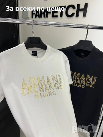 Armani Exchange Мъжка Тениска👕Мъжка Блуза С Къс Ръкав - Налични Различни Цветове Код SА Brand-7, снимка 5 - Тениски - 53881487