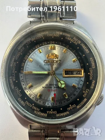 ORIENT World Time Automatic. 80-те години на миналия век., снимка 11 - Антикварни и старинни предмети - 56348972