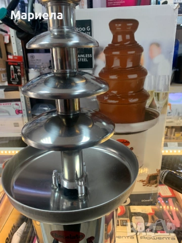Шоколадов фонтан за 900 гр. шоколад / Domo DO916CH 275W, снимка 3 - Други стоки за дома - 54202307