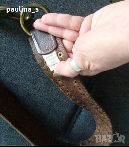 Два различни броя / Винтидж! Унисекс колан от естествена кожа "Saddler" и "Banana Republic" , снимка 8 - Колани - 14991312