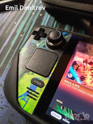 Steam Deck 512GB + 256GB SDcard + аксесоари, снимка 2 - Други игри и конзоли - 54156376