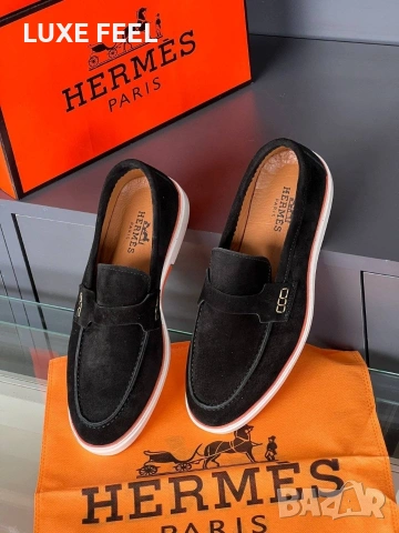 Hermes 🔹 Естествена Кожа , снимка 2 - Ежедневни обувки - 54194353