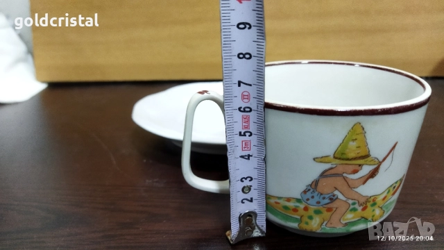 Стар български порцелан Изида детски мотиви , снимка 6 - Антикварни и старинни предмети - 52030865