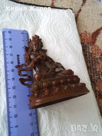 Бронзова фигурка на Авалокитешвара 70441, снимка 10 - Колекции - 54179759