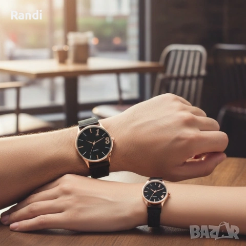 Елегантни часовници за двойки с изчистен дизайн W WATCH18, снимка 6 - Дамски - 53224169