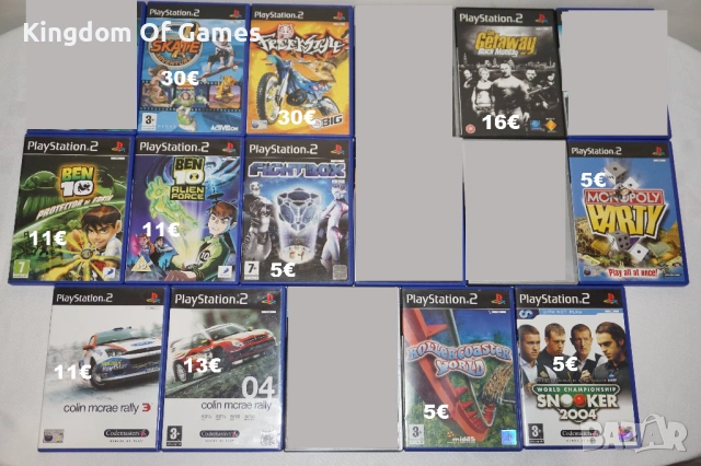 Игри за PS2 Extreme Skate Adventure/FreekStyle/Ben 10/The Getaway/Colin McRae 04/FightBox