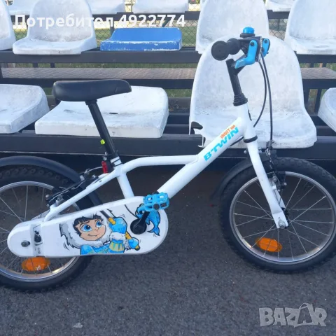 Детско колело BTWIN 16'' с помощни гуми, снимка 2 - Детски велосипеди, триколки и коли - 55705843