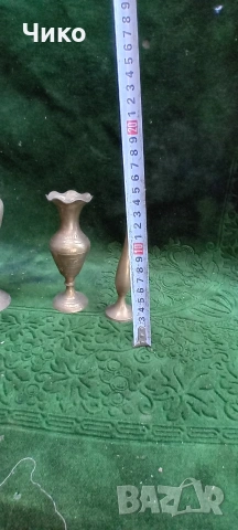 4бр медни и бронзови вази, снимка 10 - Антикварни и старинни предмети - 54115044