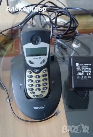 Безжичен стационарен телефон ТОПКОМ, снимка 1 - Други - 34252590