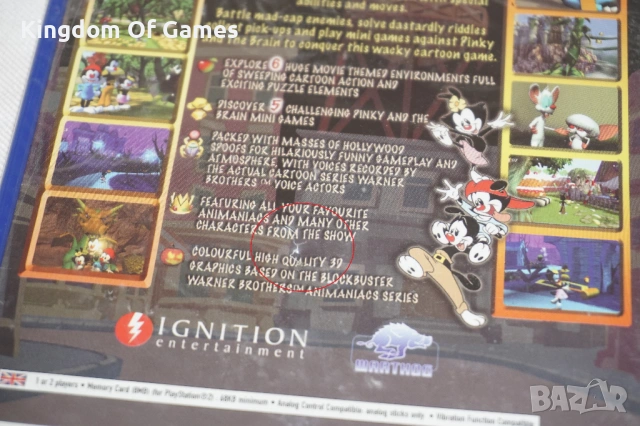 Чисто Нова Оригинална Запечатана Игра за PS2 Animaniacs The Great Edgar Hunt, снимка 9 - Игри за PlayStation - 54099616