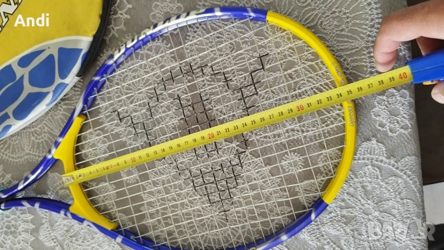 Тенис ракета Dunlop с калъф - хилка за тенис на корт детска 63см, снимка 13 - Тенис - 52823031