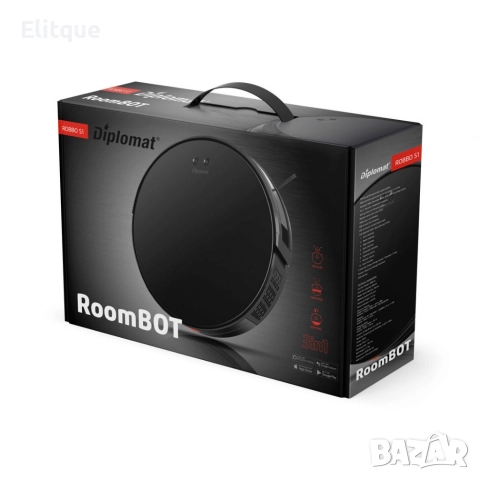 Прахосмукачка робот Diplomat Robbo S1, снимка 10 - Прахосмукачки - 52832702