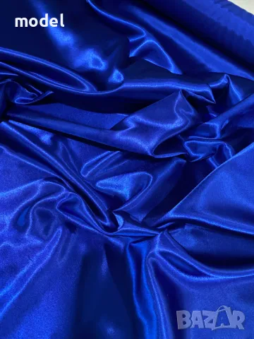 Плат, Сатен, 150 см. Полиестер, 120 гр, снимка 14 - Платове и дамаски - 35510249