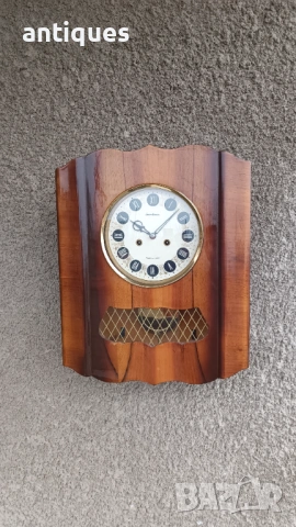 Руски стенен часовник - Янтар / Jantar - 1970г., снимка 7 - Антикварни и старинни предмети - 53266872