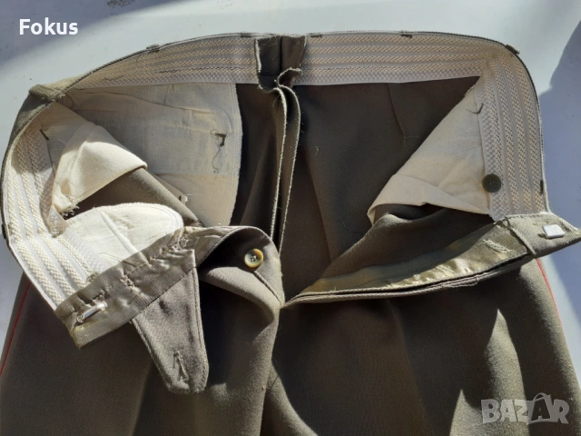 Стара военна униформа куртка панталон вратовръзка, снимка 3 - Антикварни и старинни предмети - 53266982