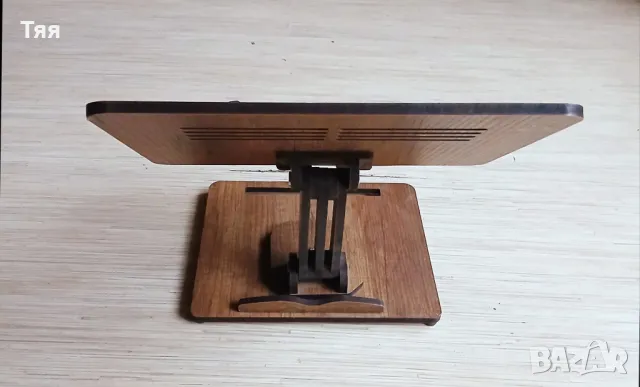 Сгъваема дървена стойка за книги, таблети и др., снимка 3 - Други - 47601993