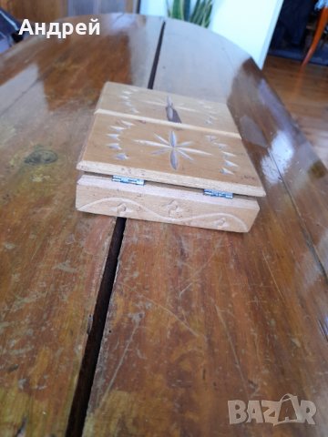 Стара кутия за карти #2, снимка 3 - Антикварни и старинни предмети - 37013108